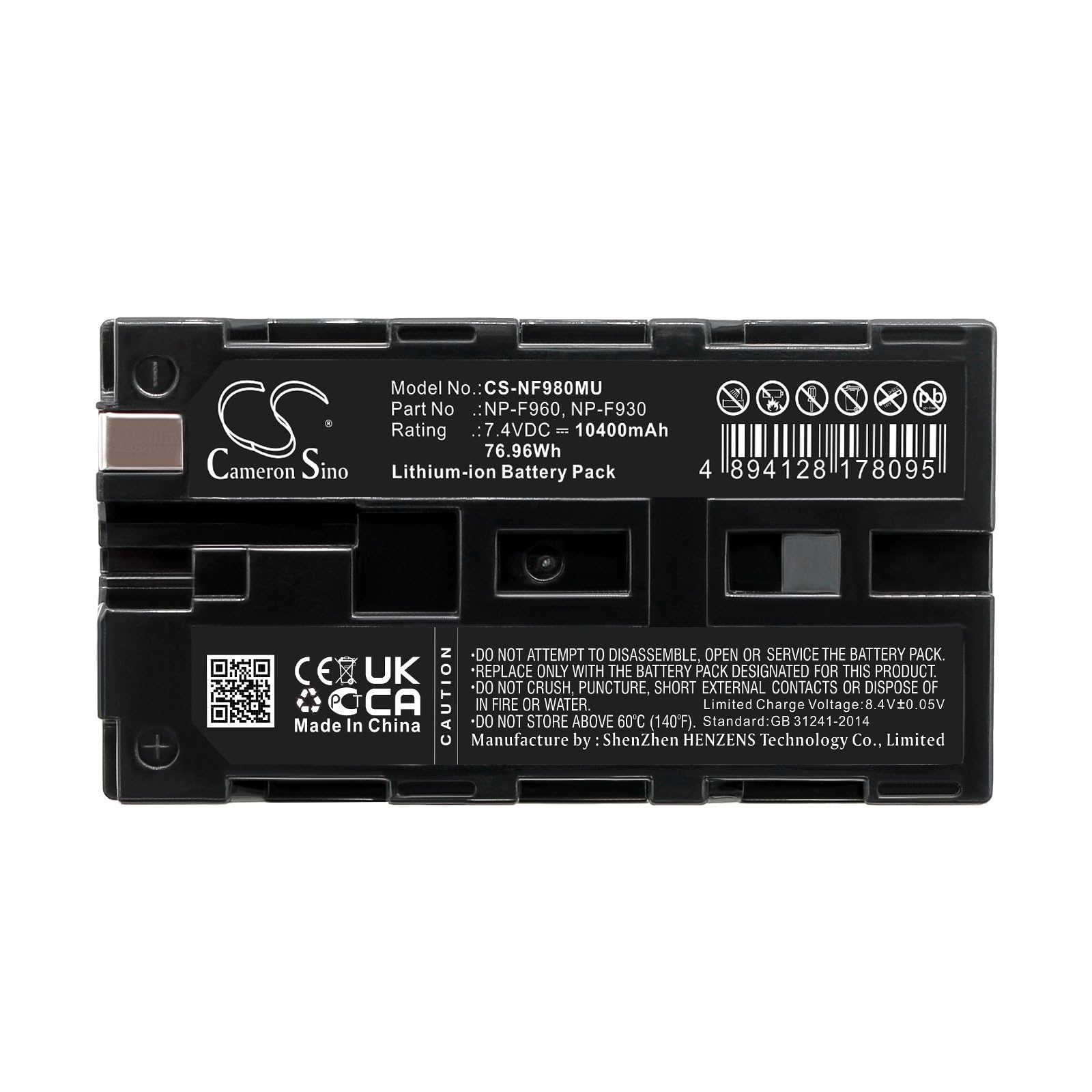 Batteria di ricambio per Sony CCD-TRV62, CCD-TRV63, CCD-TRV65, CCD-TRV66, CCD-TRV66K, CCD-TRV67, CCD-TRV67E, codice articolo: NP-F970, NP-F970/B, NP-F975, XL-B2, XL-B3