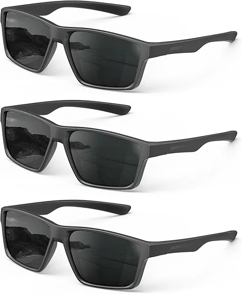 KALIYADI Sports Mens-Sunglasses Women Polarized-Sunglasses-Men: Sun Glasses with UV400 for Driving Running Cycling