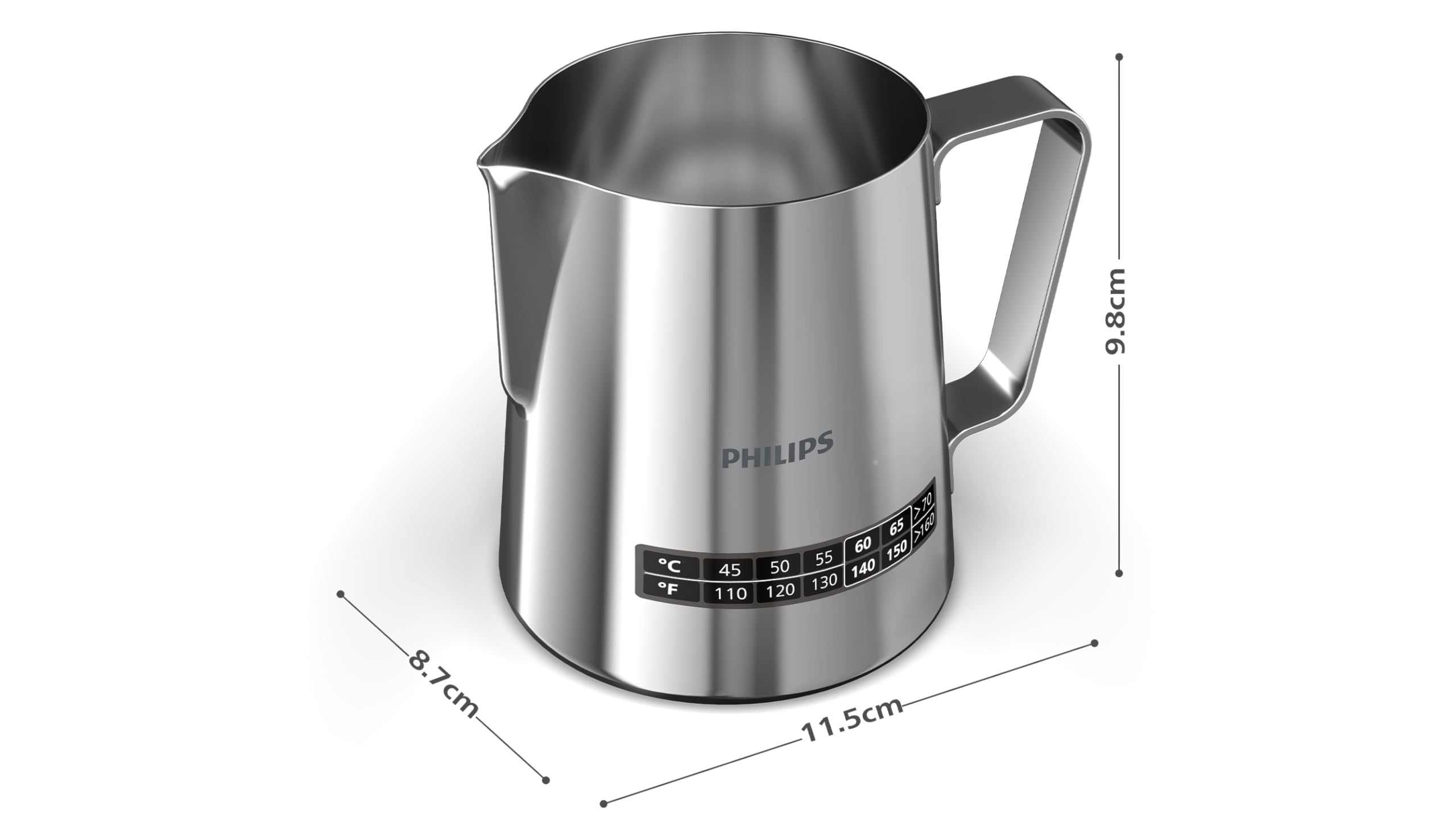 Amazon.com: Philips Temperature Perfection Milk Jug - Integrated
