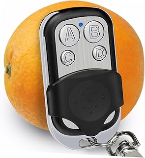 Garage Door Transmitter 1PC 4 Buttons Metal Durable Practical 315/433MHZ Garage Door Remote Opener Control Transmitter Entry Remote Door Entry