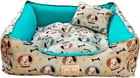 Cama Pet para Cães e Gatos Osso Dog Tamanho Médio SS Pets para Cães