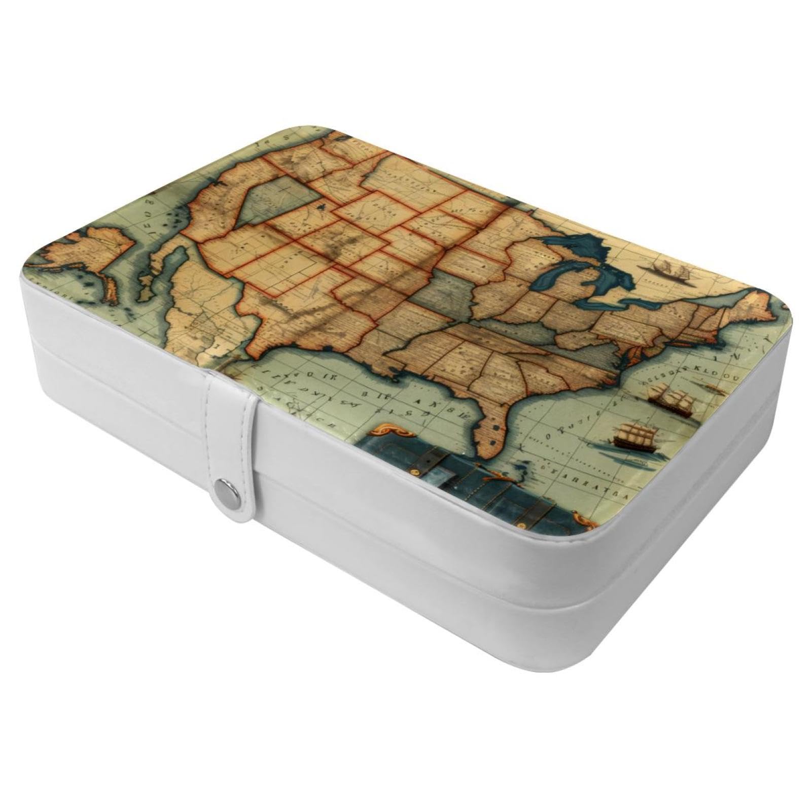 Boîte à bijoux portable idéale pour ranger vos bagues en voyage