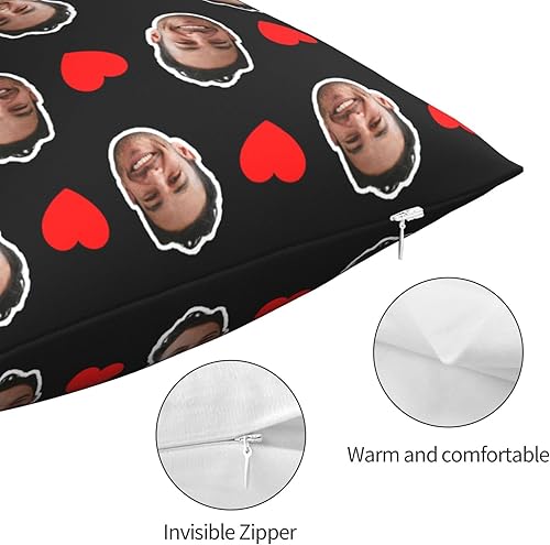 Miniatura 5 de Funda de almohada personalizada con nombre de foto, regalos personalizados para mamá, papá, hombres, mujeres, él, ella, fundas de cojín