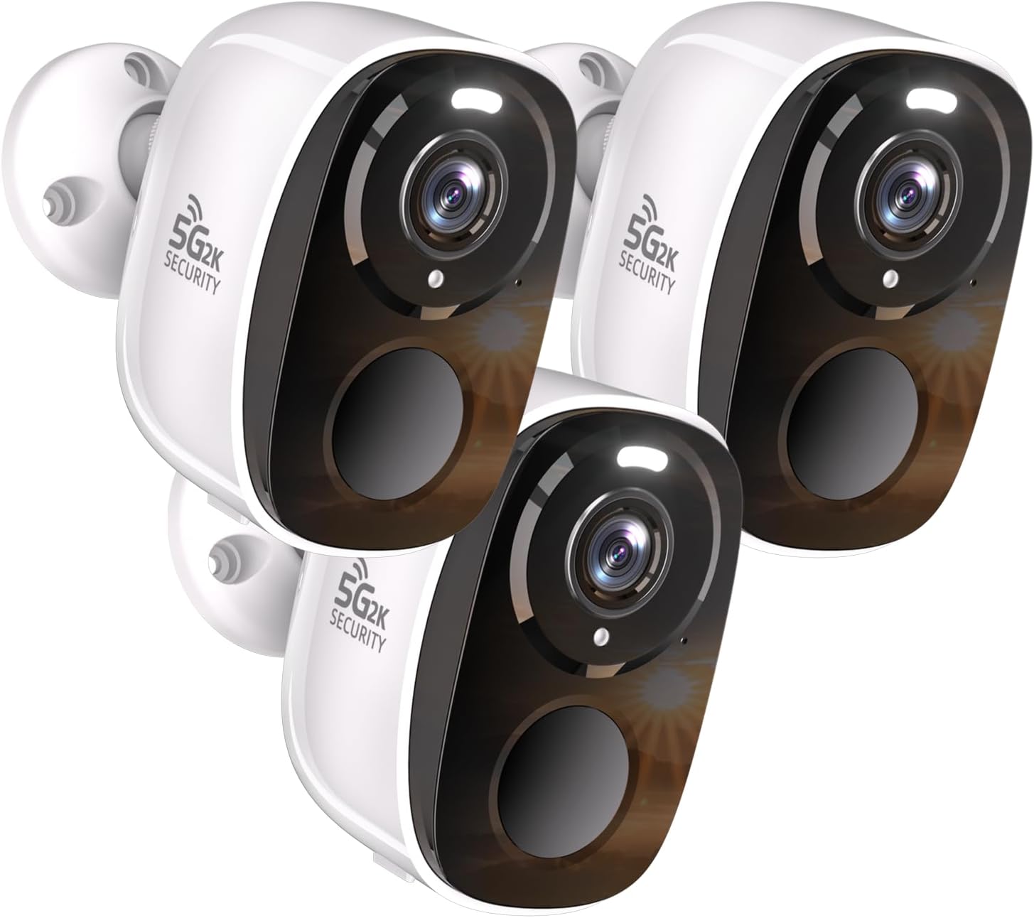 5G/2.4G WiFi Security Camera with Battery Power