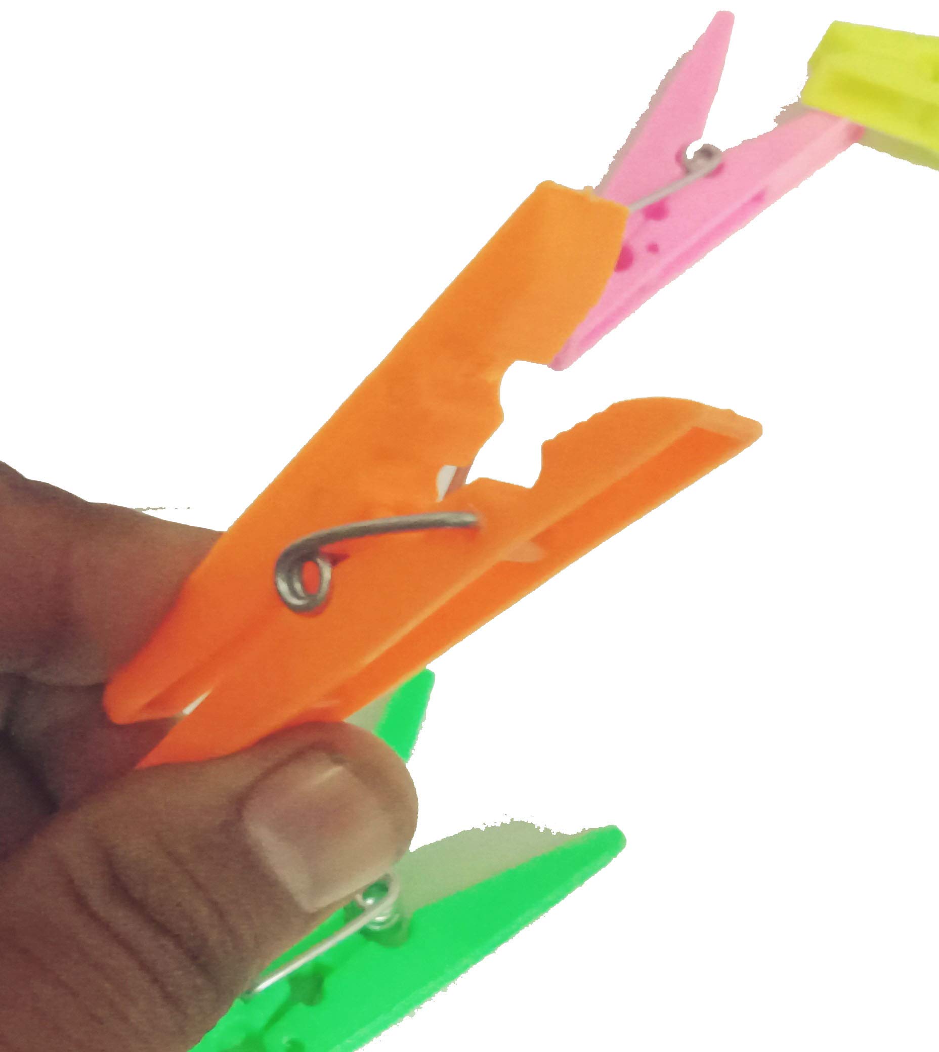 M2 Look Plastic Clips Clothes Pegs Multipurpose for Drying (Set of 24 Pc) 2