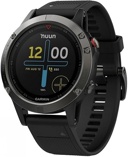 Garmin Fenix 5 Sapphire - Negro con correa negra