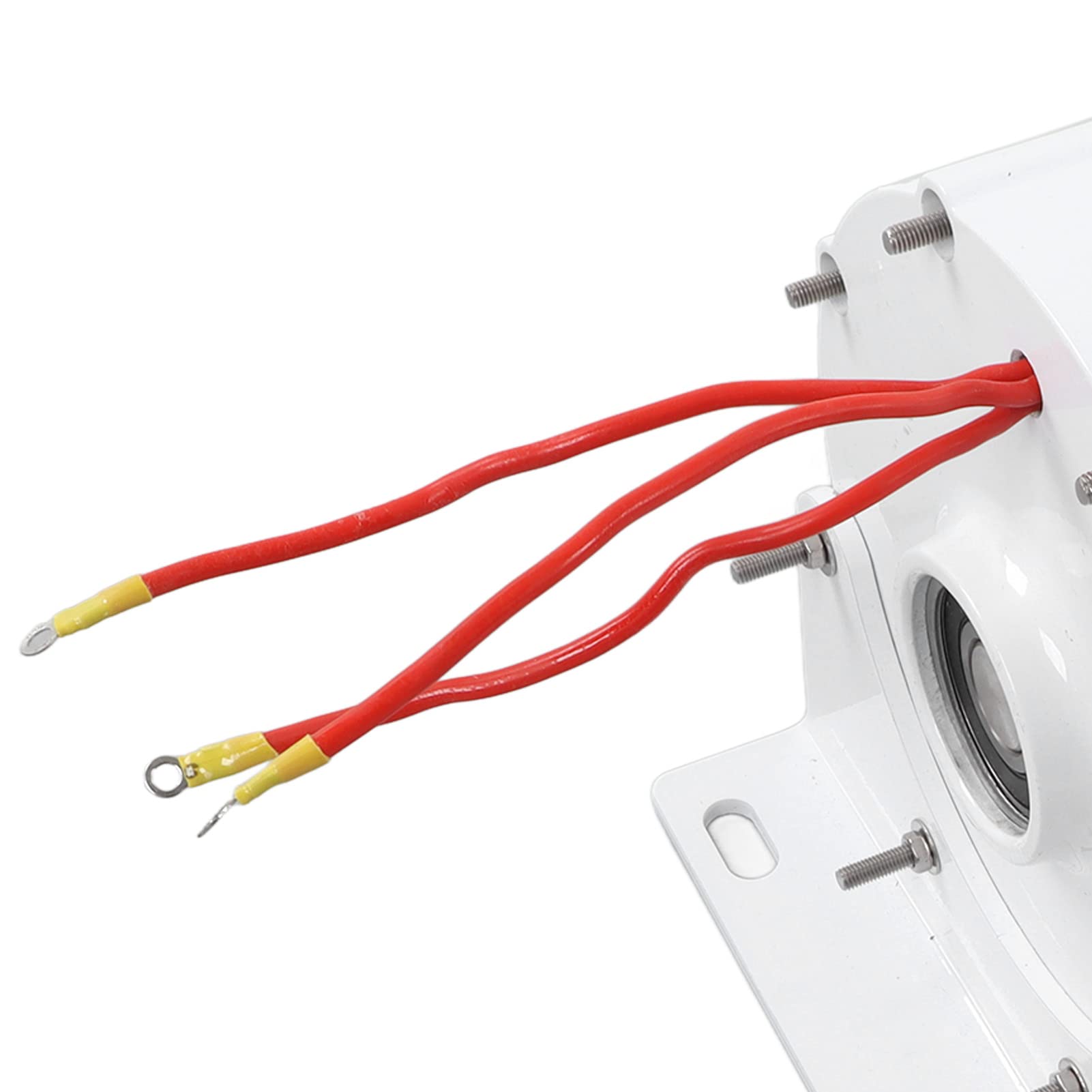 Yosoo Health Gear 3-fazowy Generator Bezszczotkowy, Generator z Magnesami Trwałymi ze Stopu Aluminium Odlewany Ciśnieniowo, 500 W, 600 Obr./min z Prostownikiem, Niski Moment Rozruchowy do Użytku (12V)