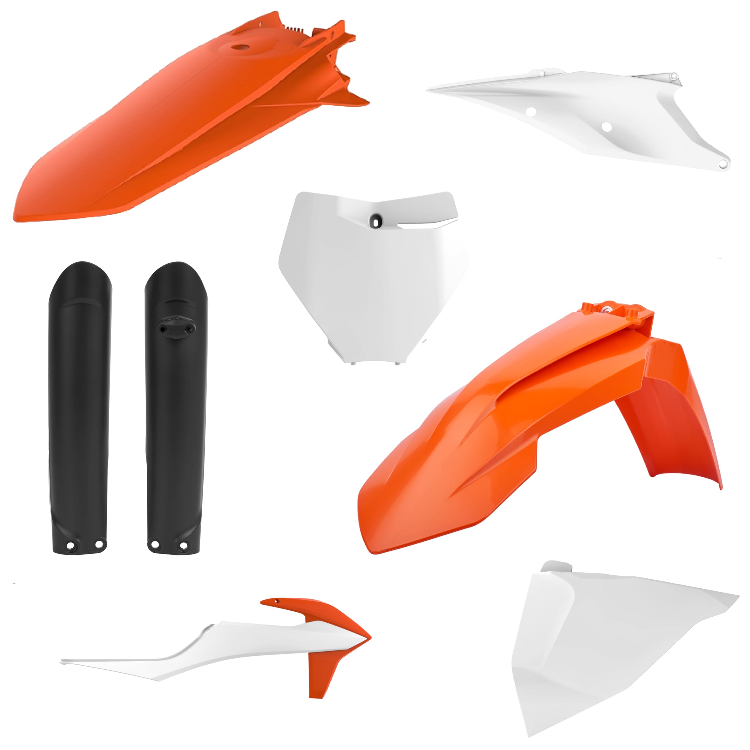 Polisport Plastic Kit KTM SX/SX-F/XC/XC-F 19-22 (INC Fork Guards) OEM21