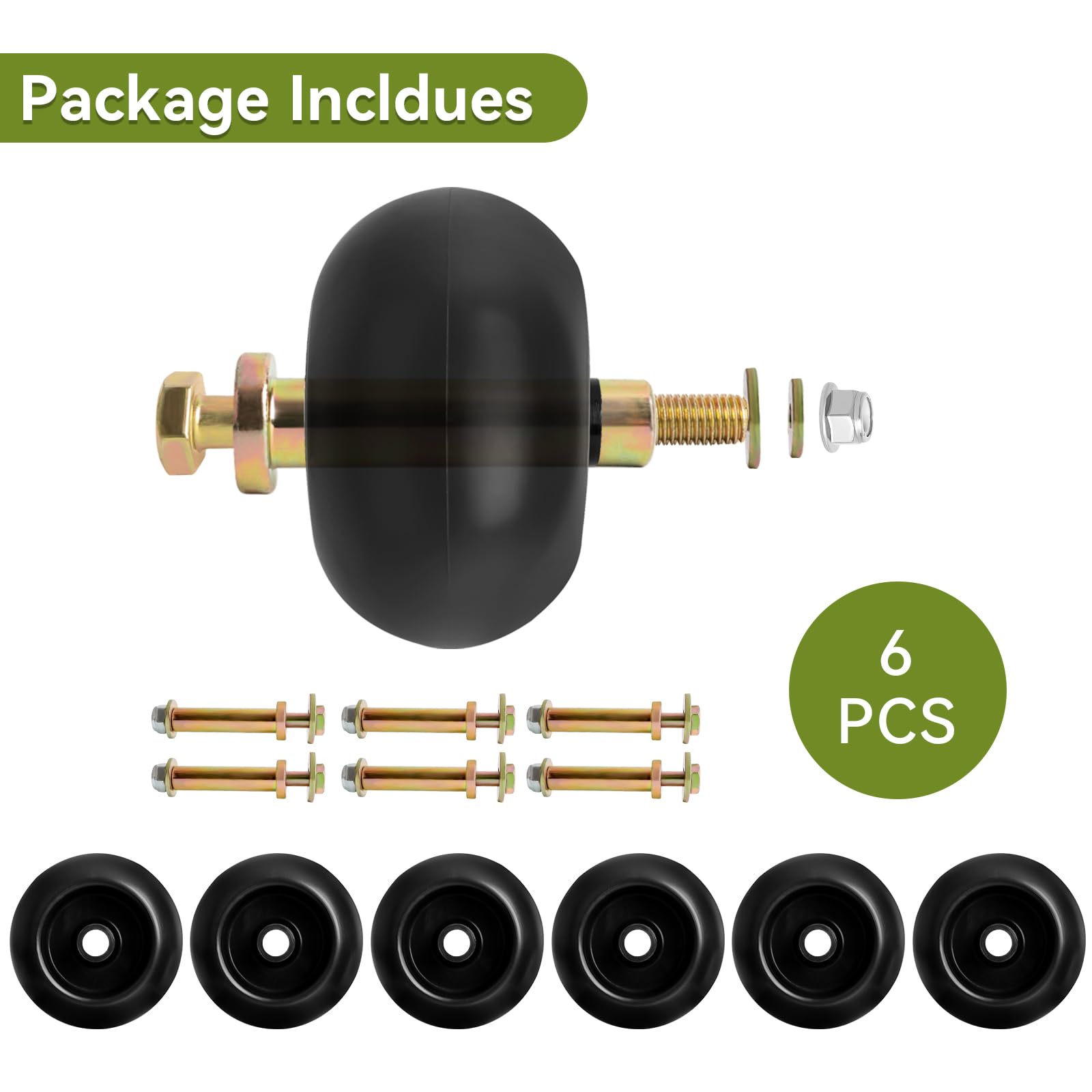 Amazon.com: 022-5234-98 Mower Anti Scalp Deck Wheel Kit with