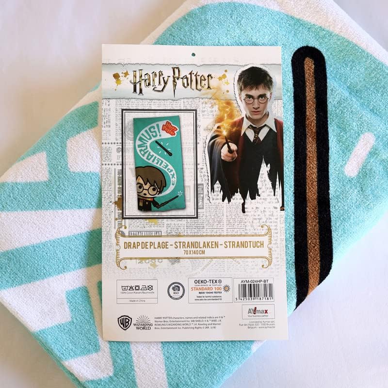 Miniatura 7 de Harry Potter - Toalla de playa para niños, 27 x 55 pulgadas, suave y absorbente de agua, toalla de playa para piscina
