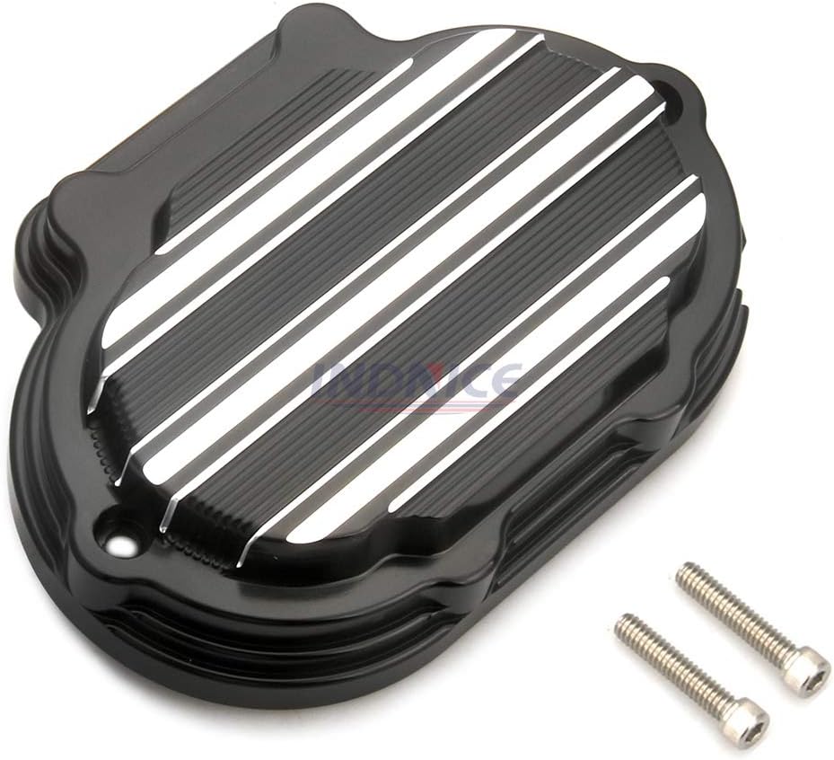 For harley Black Gauge Transmission Side Cover FLHTCU FLHTK FLHTKSE FLHX FLHXS FLHTCUTG 2014-2016