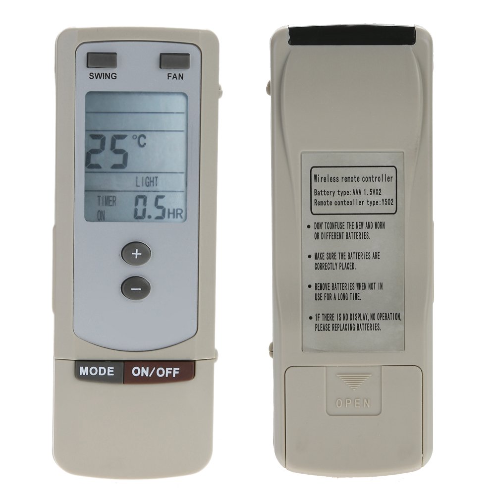 Climatizzatore per climatizzatore con Telecomando per Gree Y512 Y502rAir Conditioner Telecomando di Ricambio per Gree Y512 Y502