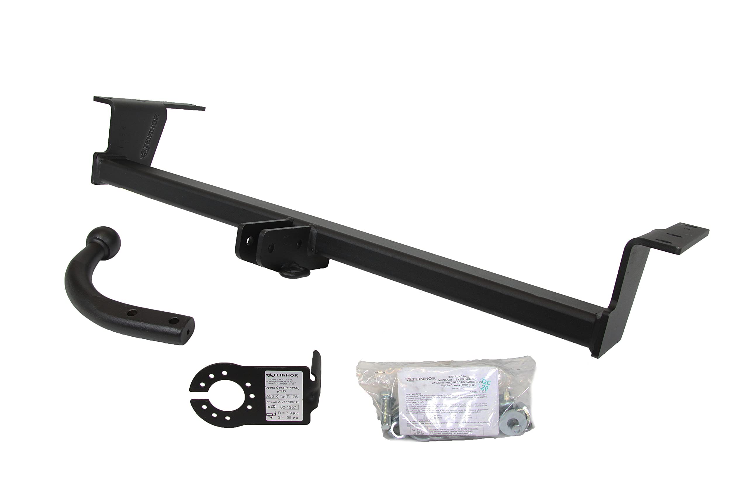 Pac. Gancio traino fisso per Toyota Corolla Fastback 92- e un e-kit uni