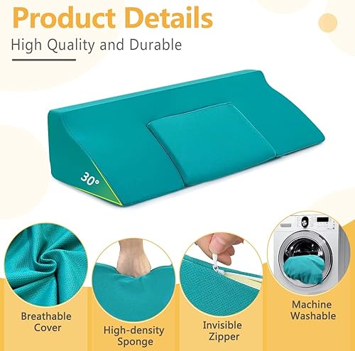 Miniatura 4 de Almohada de cuña giratoria para dormir Posicionamiento de úlceras en la cama Tratamiento de úlceras por presión Cojín de úlcera postrado en cama