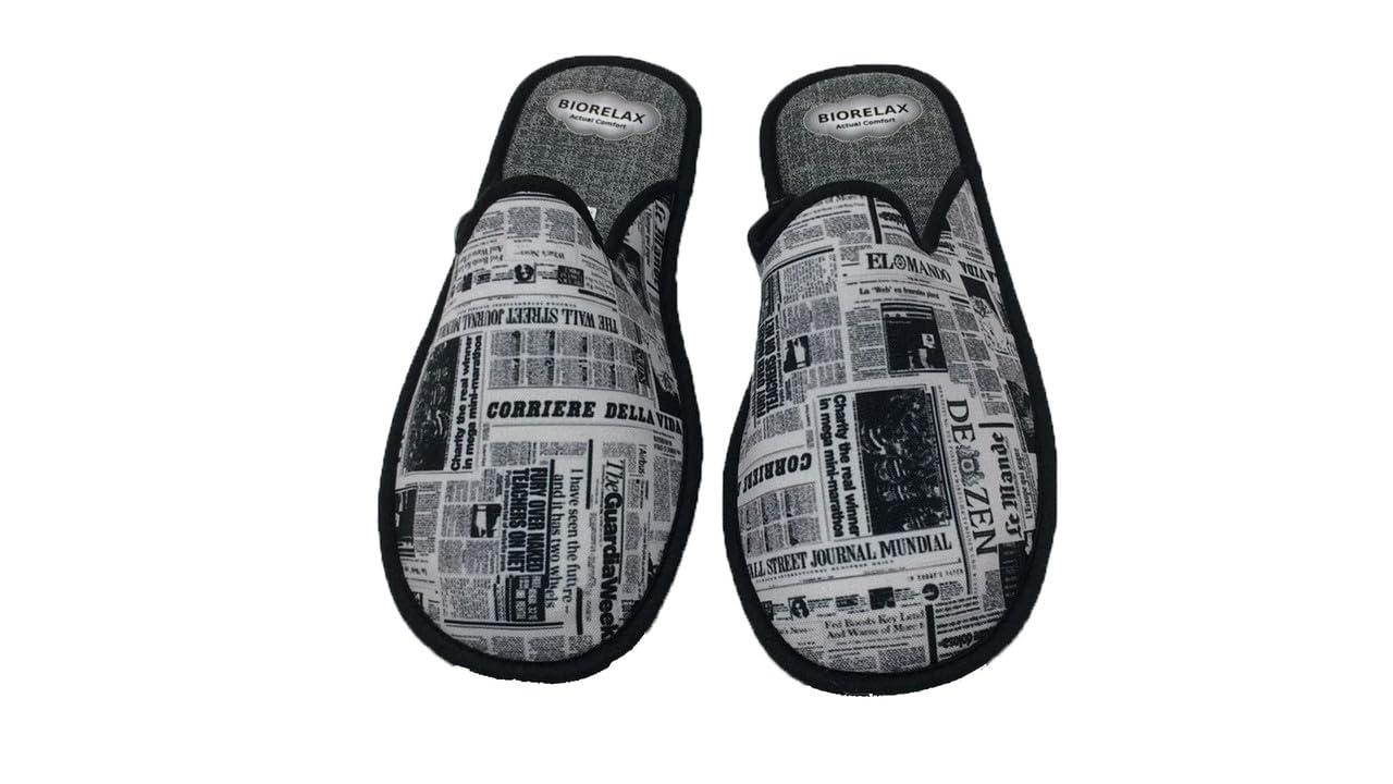 Biorelax Zapatillas de Estar por casa Puntera Tapada