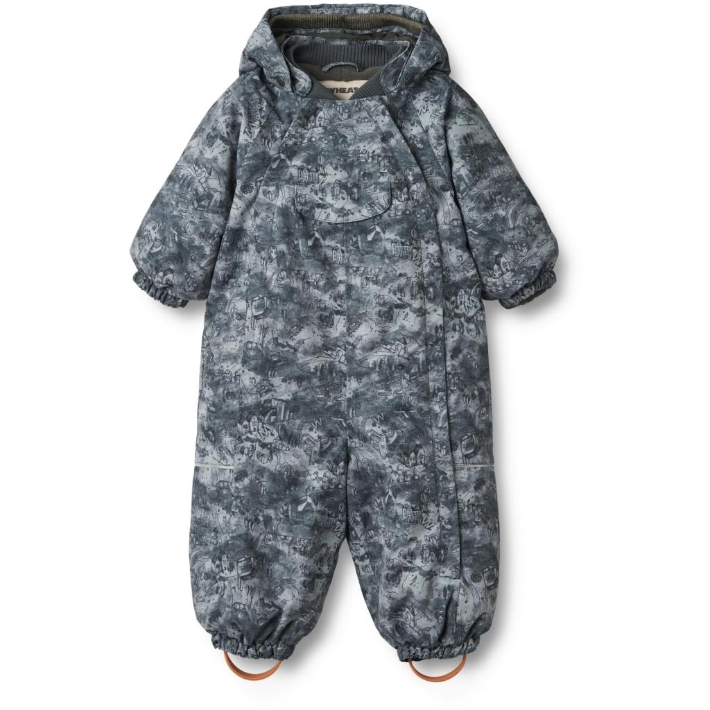 Wheat Schneeanzug Skianzug Adi Technical Baby Kleinkind Größen Unisex Jungen und Mädchen 100% recyceltes Poleyster Öko Tex Standard Wasserdicht, Atmungsaktiv, Winddicht Öko Tex Standard