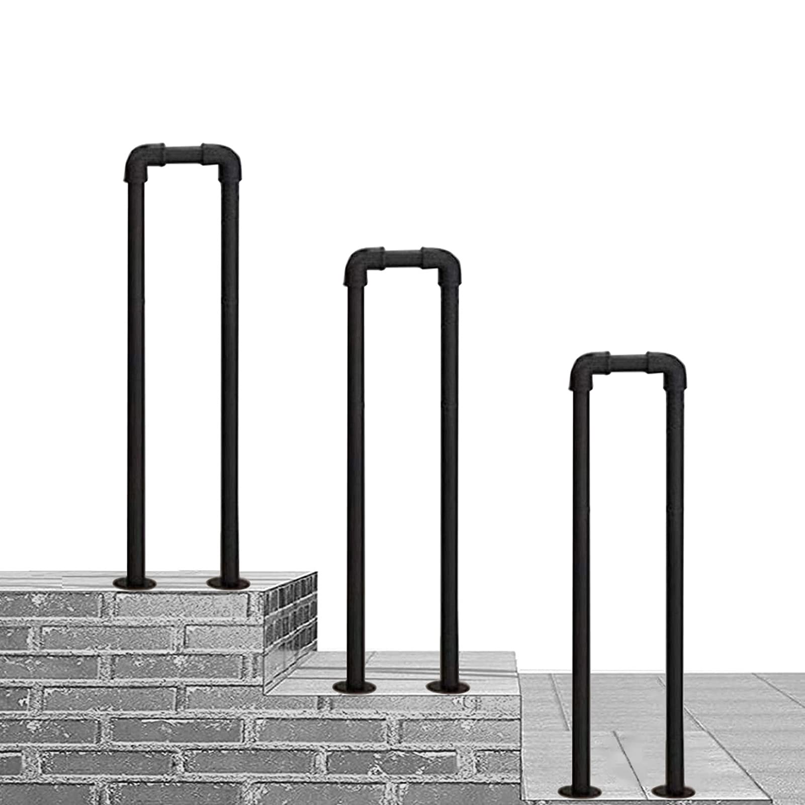 Rampe d'escalier en fer forgé : la solution contre les marches glissantes en extérieur