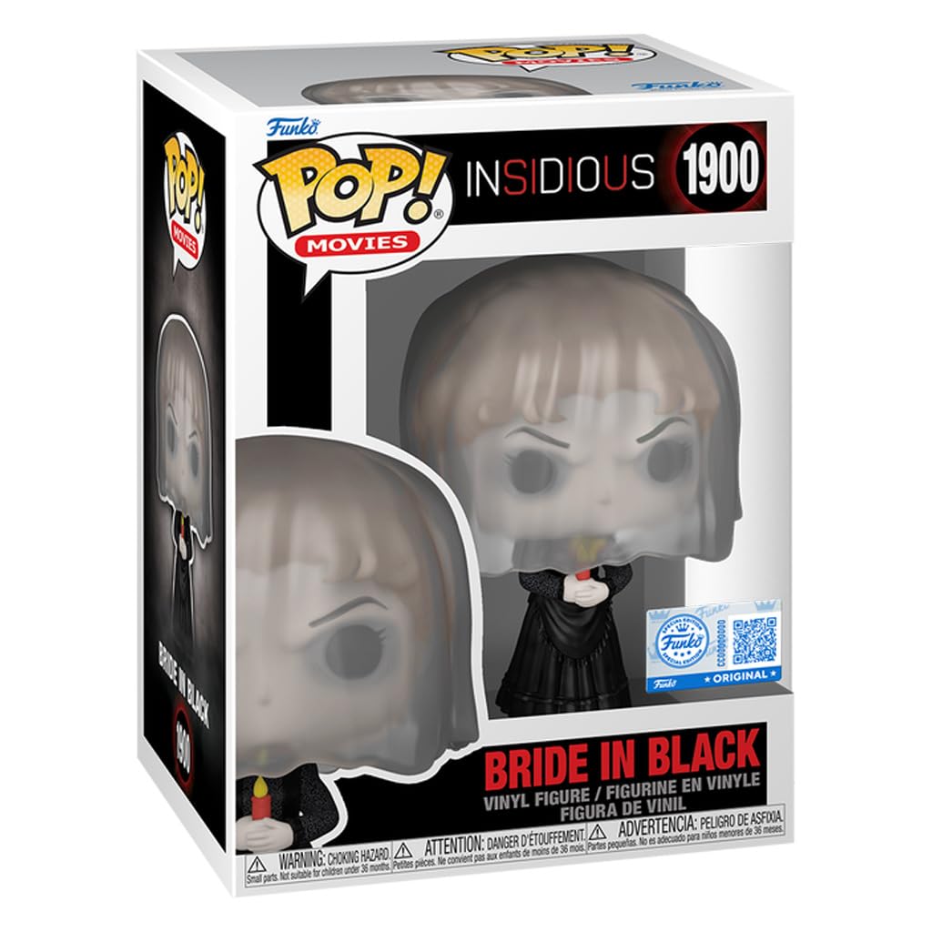 POP Insidious Bride in Black Funko Original 1900 (with Plastic Protection), Multicolored, normal - Image 3