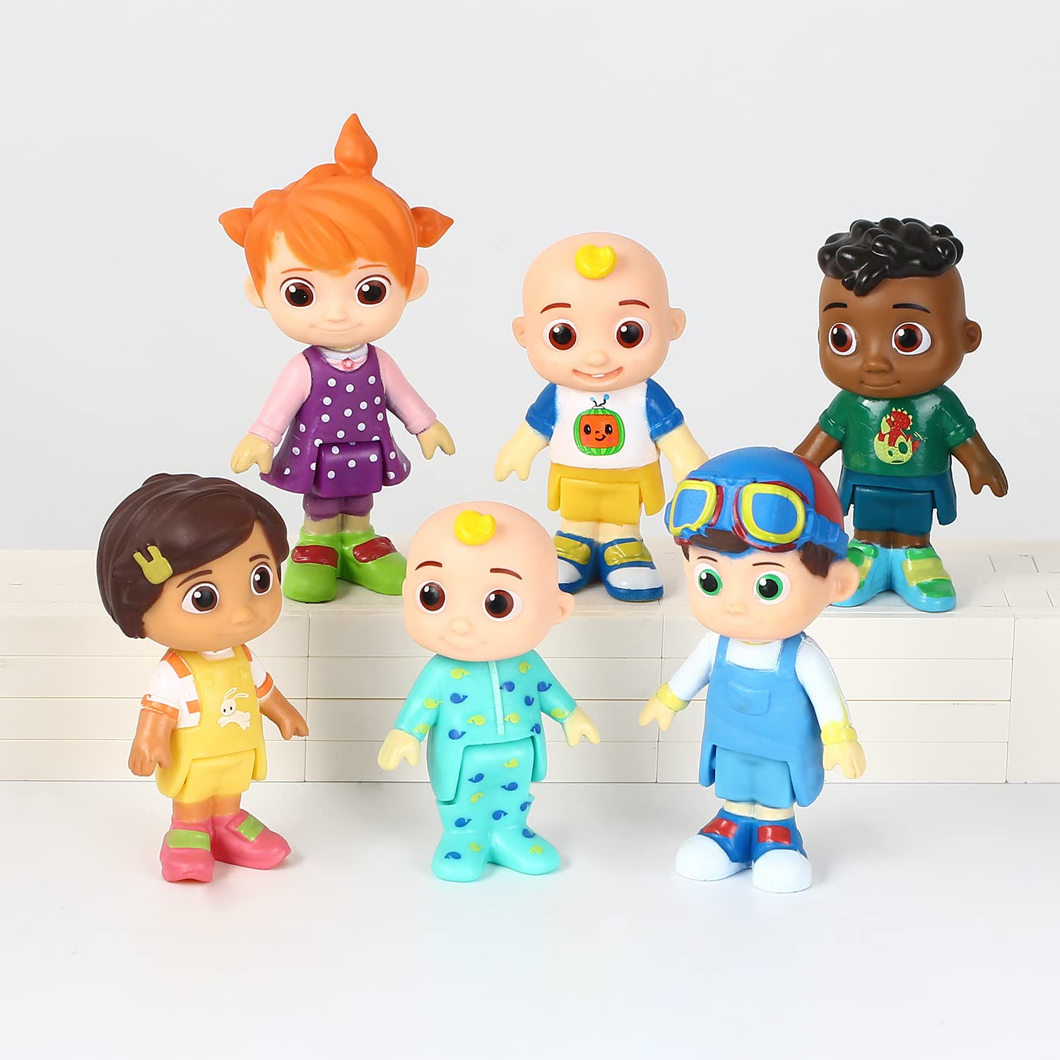 Amazon Com Nuevas Figuras De Personajes Increibles Para Ninos Pequenos Figuras De Cocomelon Toys Family Friends Paquete De 6 Incluye Baby Jj Bella Monkey Mochi Y Pig Pepe Juego De Munecas De Amazon Com Nuevas Figuras De Personajes Increibles Para Ninos Pequenos Figuras De Cocomelon Toys Family Friends Paquete De 6 Incluye Baby Jj Bella Monkey Mochi Y Pig Pepe Juego De Munecas De