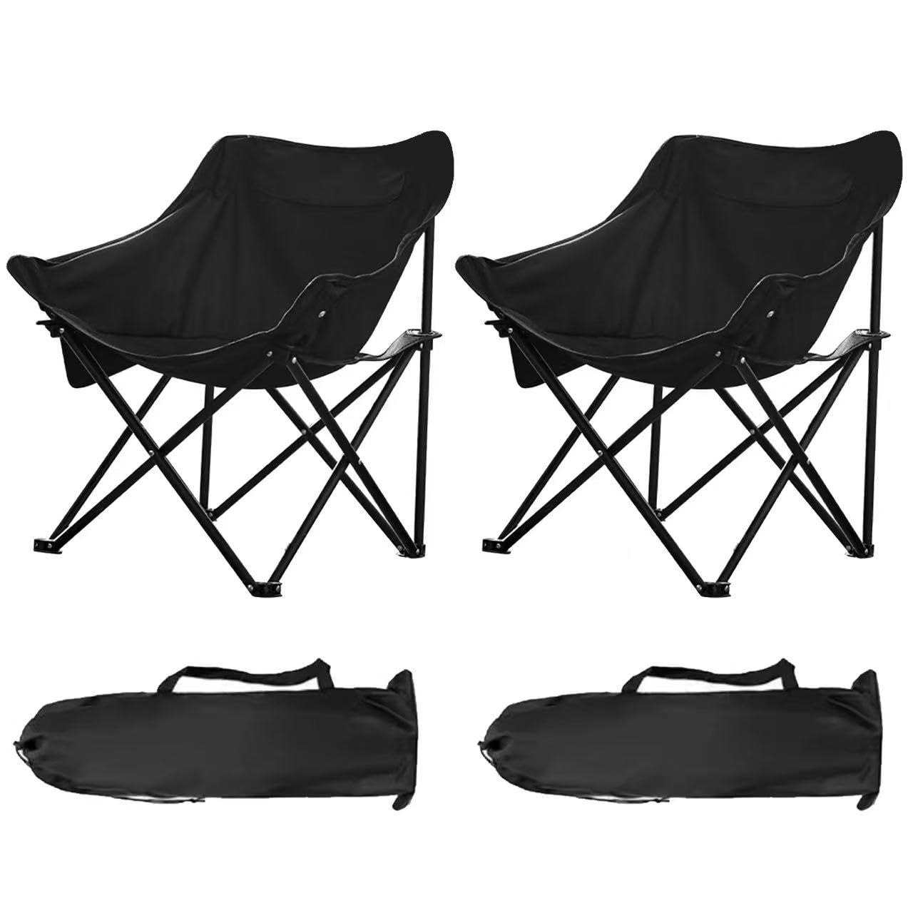 Amazon.co.jp: HBEISE アウトドアチェア【2025強化版 月形デザイン