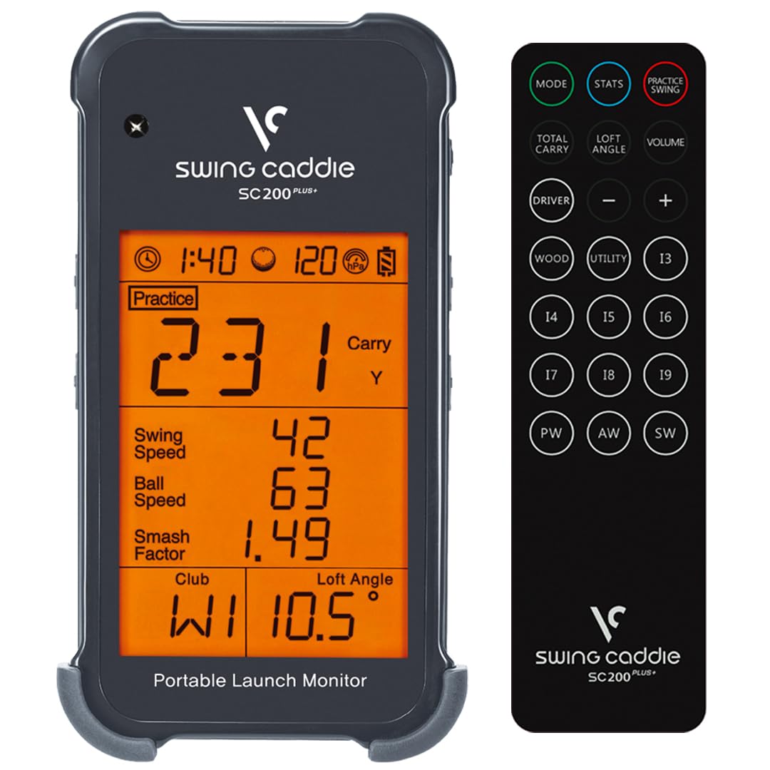 Swing Caddie SC300i ゴルフ用弾道測定器 Amazon.co.jp: ボイスキャディ 弾道測定器 ローンチモニター スイング