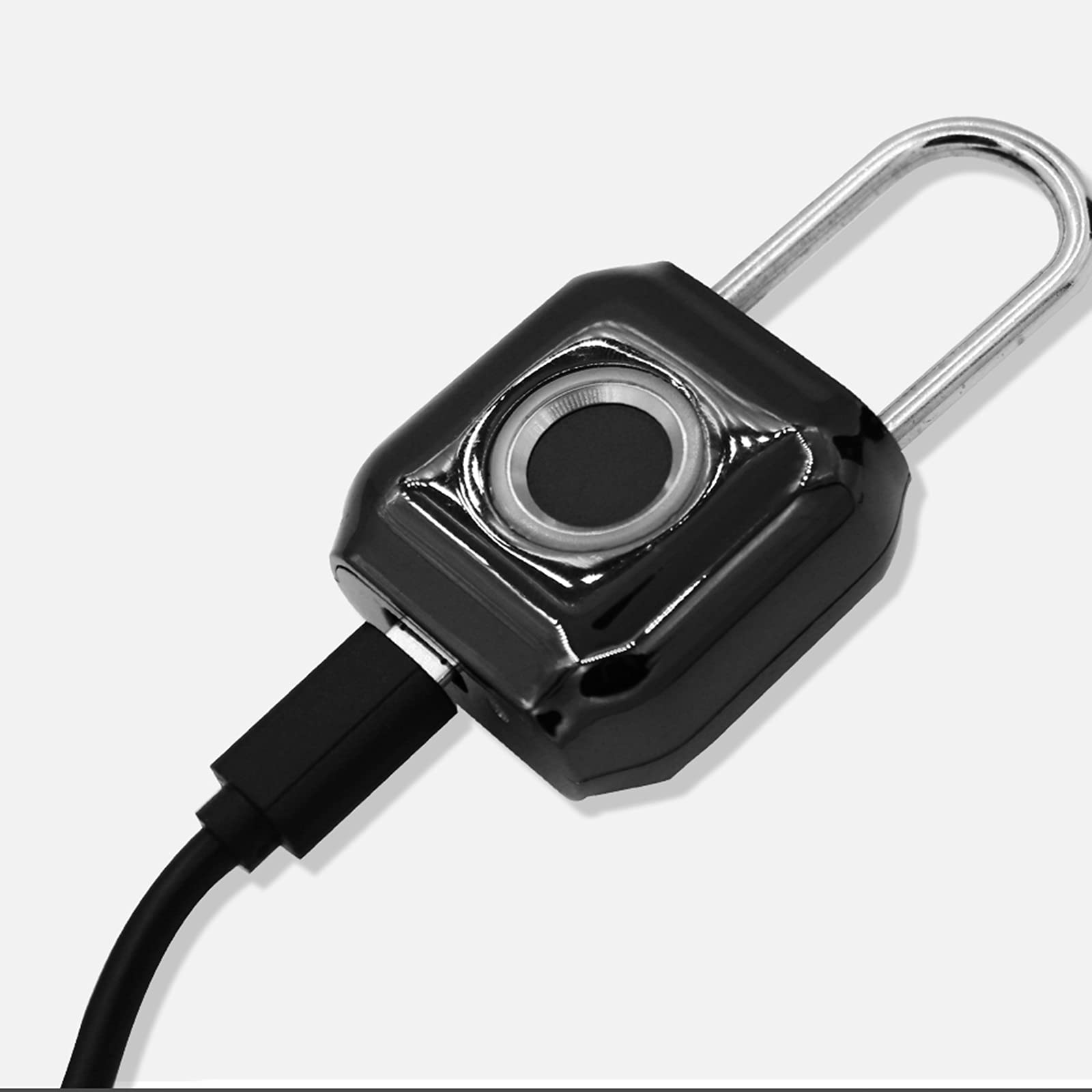 Candado Inteligente con Huella Dactilar Bloqueo de huellas digitales candado aleación zinc inteligente para Seguridad