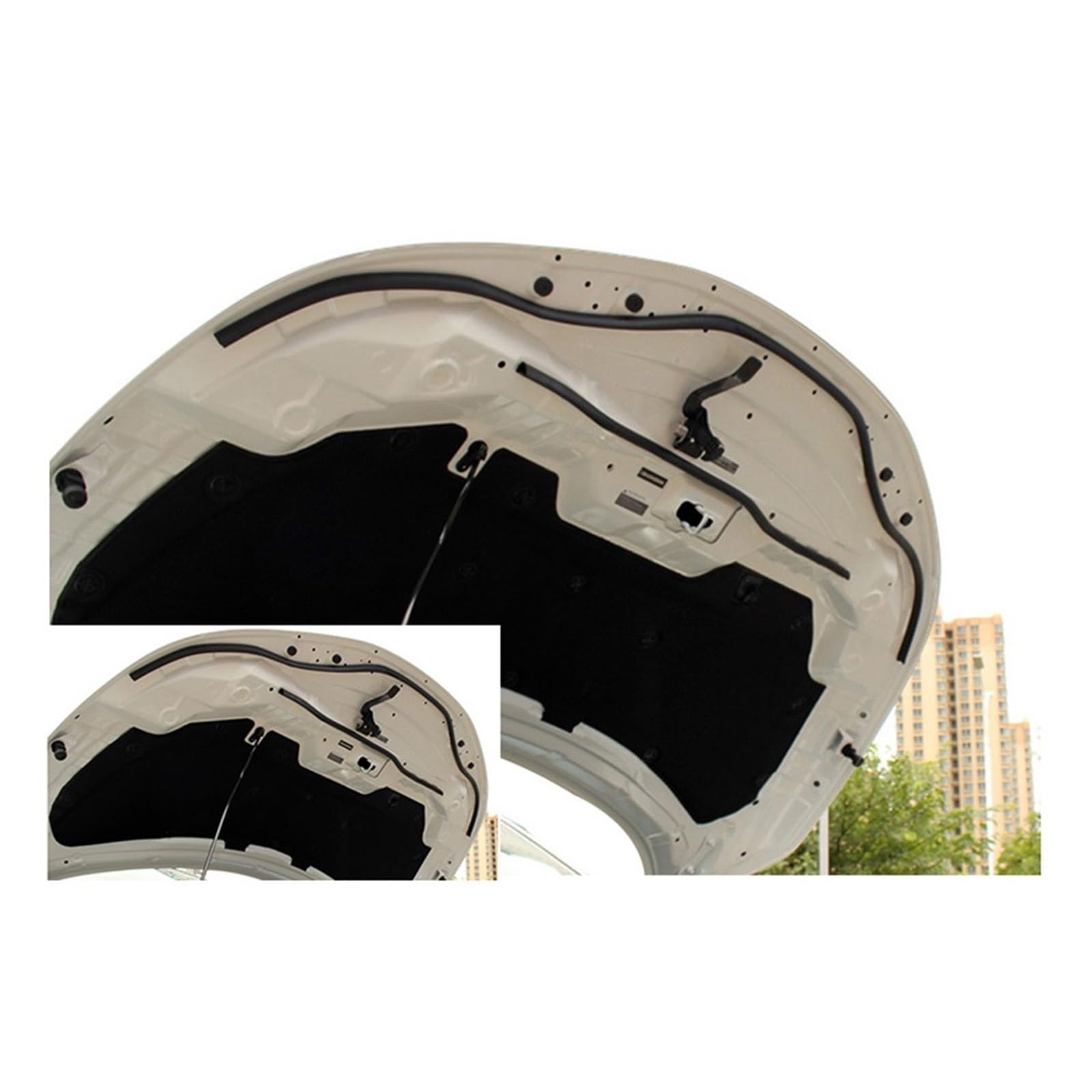 Compatible for Nissan Qashqai Dualis J10 J11 2016-2021 Front Engine Hood Insulation Pad Soundproof Heat Insulation Cotton Mat Cover