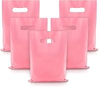 Vista 8 de 40 piezas de bolsas de regalo de plástico naranja Bolsas de caramelos Bolsas de plástico troqueladas son bolsas de regalo de fiesta surtidas