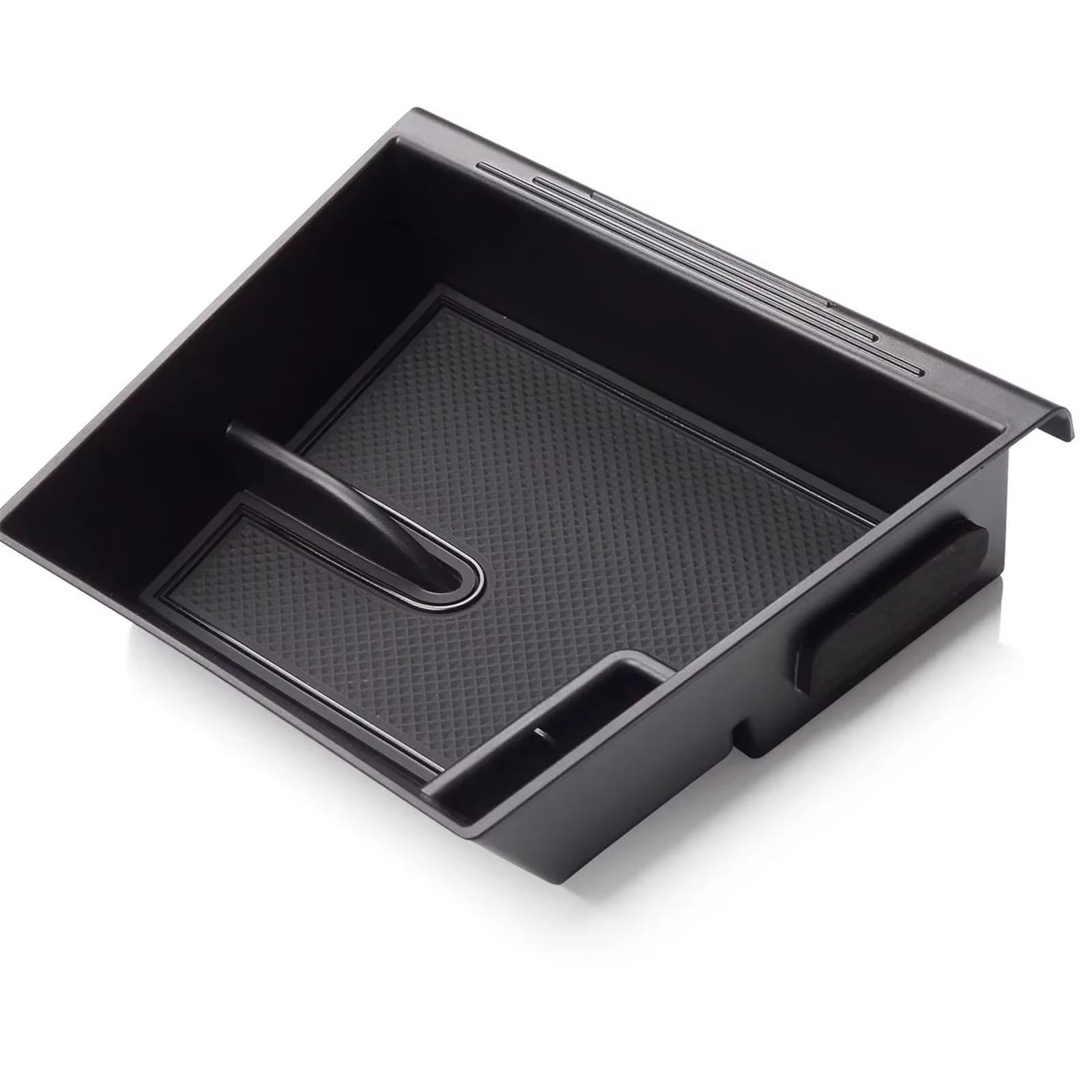 SZTMYVUW Interior Storage Box Compatible With Mazda MX-5 NC 2006 2007 2008 2009 2010 2011 2012 2013 2014 Center Console Armrest Storage Box Tray Tidying Accessories Black