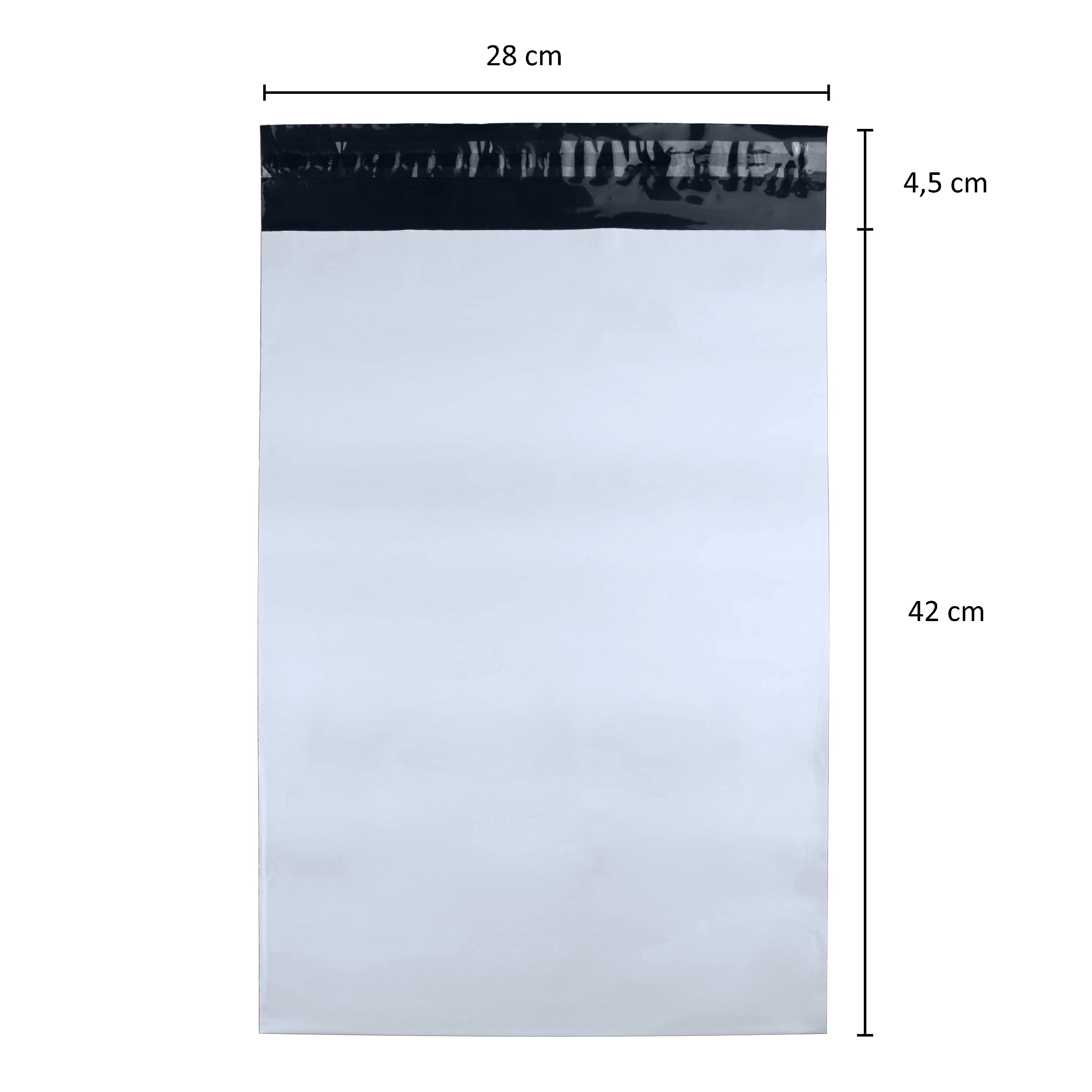 50 Buste 10x20 Cm Metal Blu » Mondocarta