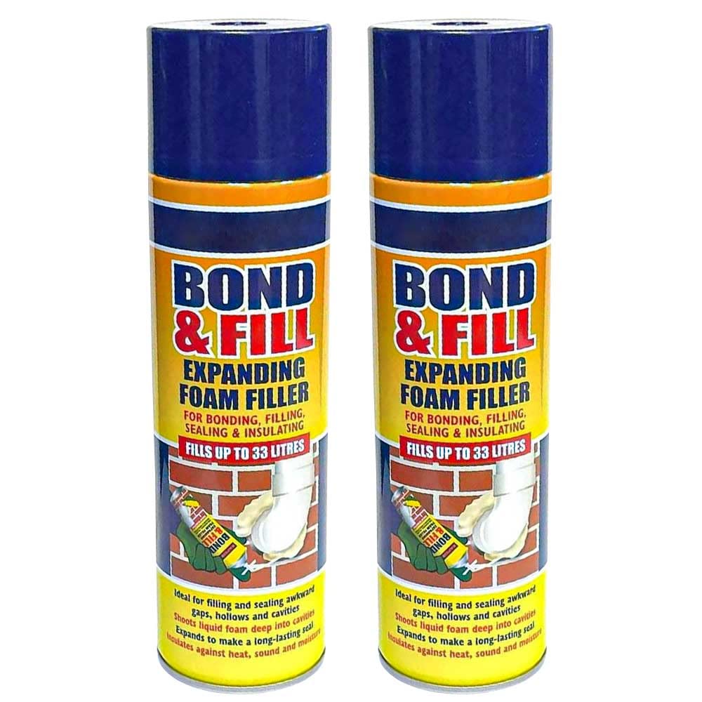 Buy 2 x Expanding Foam & Filler Spray Polyurethane for Bonding