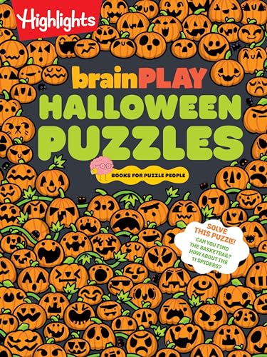 Compare Textbook Prices for brainPLAY Halloween Puzzles: Over 200 Spell-Binding Mazes, Halloween Fill in the Blank, Mini Puzzles and MoreSilly Spooky Fun for Kids 7 and Up brainPLAY Puzzle Books ISBN 9781639622511 by Highlights