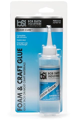 Bob Smith Industries - Foam-Cure transparente, pegamento para manualidades, 4 onzas. BSI-142H