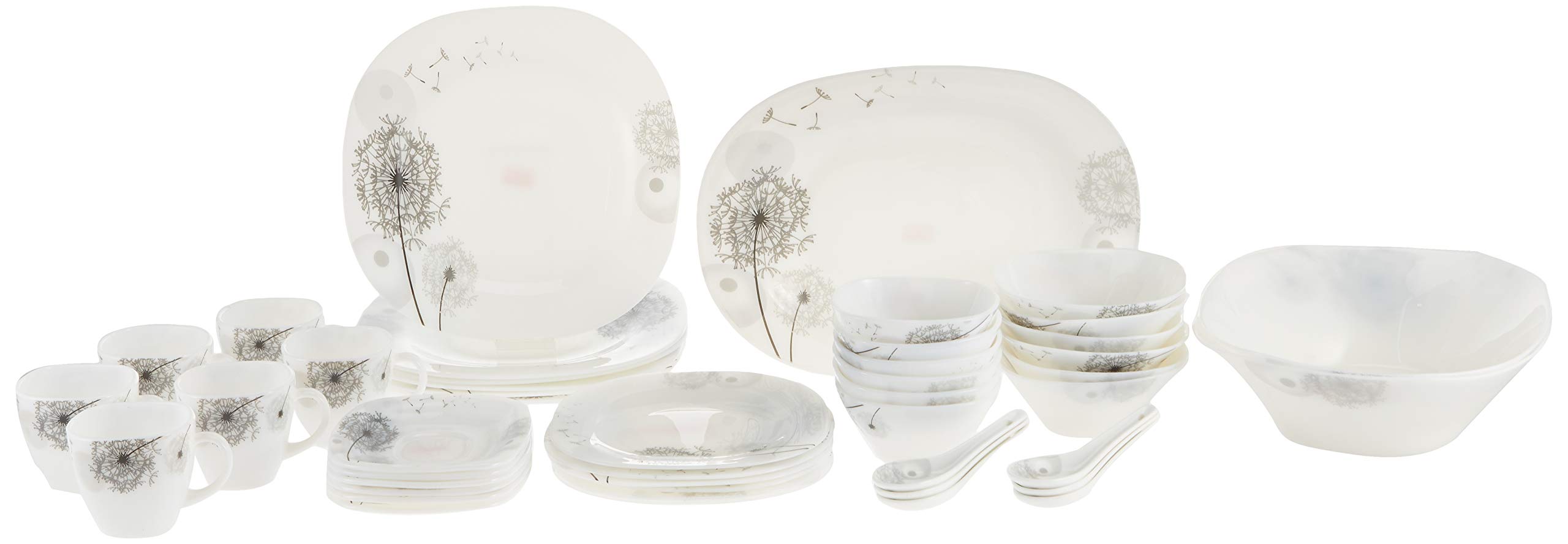 Flamingo dinner set, multi-colour, fl7003ods, 45 pieces