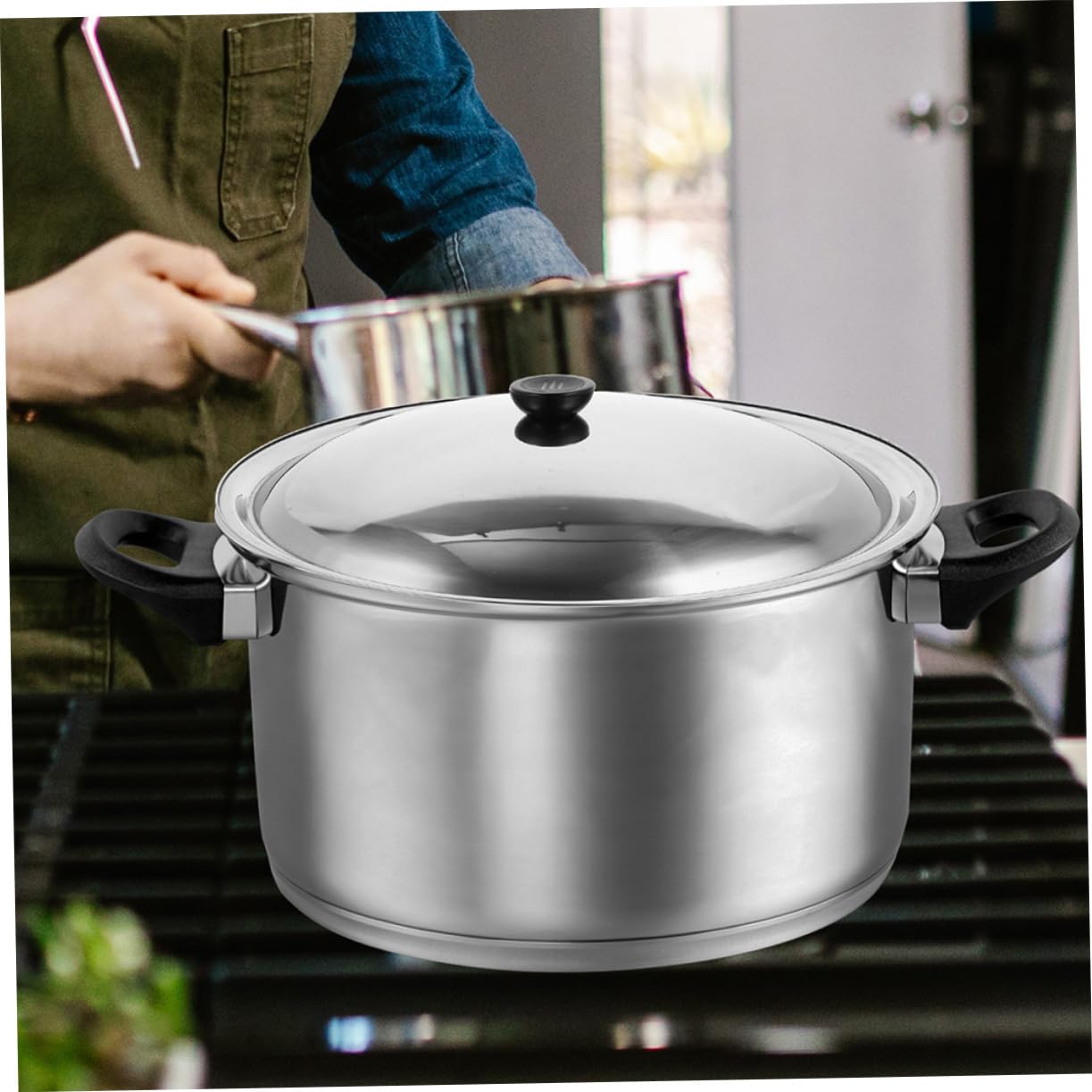 Coperchio Universale In Acciaio Inox E Vetro Per Pentole E Padelle Da 17,8 A 30,5 Cm - Ricambio Multiuso Con Finestra In Vetro Temperato
