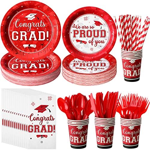 Graduation Party Supplies Congrats Grad Plates and Napkins