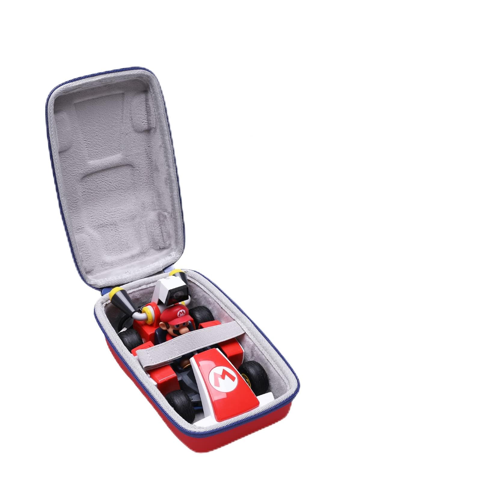 XANAD EVA Hard Case for Mario Kart Live:Nintendo Switch Mario Set Edition - Travel Protective Carrying Storage Bag(Red)