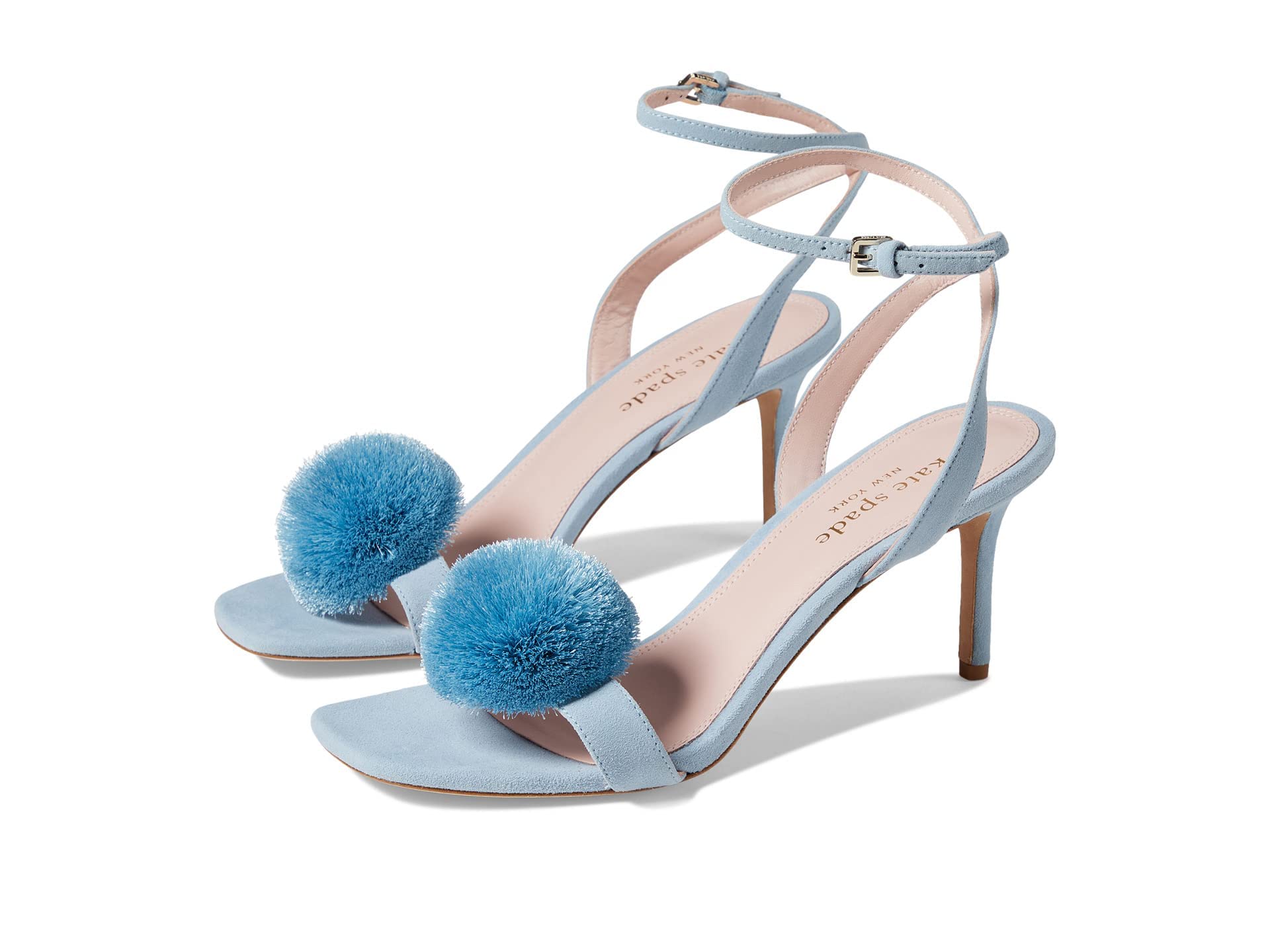 Kate Spade New YorkAmour Pom Sandal Celeste Blue 8.5 B (M)