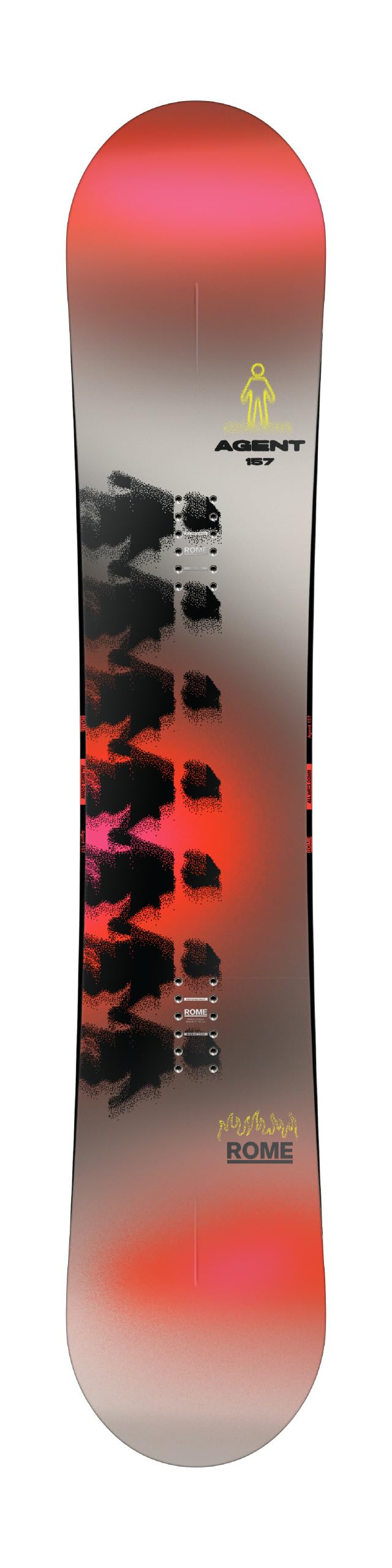 Amazon.com: Rome Agent Men's All Mountain Snowboard, 151cm | Agent