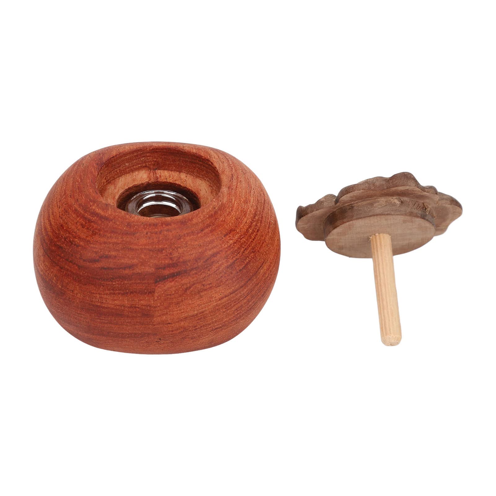 Diffusore di oli essenziali in legno, diffusore per aromaterapia | Diffusore di oli essenziali in legno di faggio, realizzato a mano, con 10 ml di olio essenziale e flacone di vetro, per un