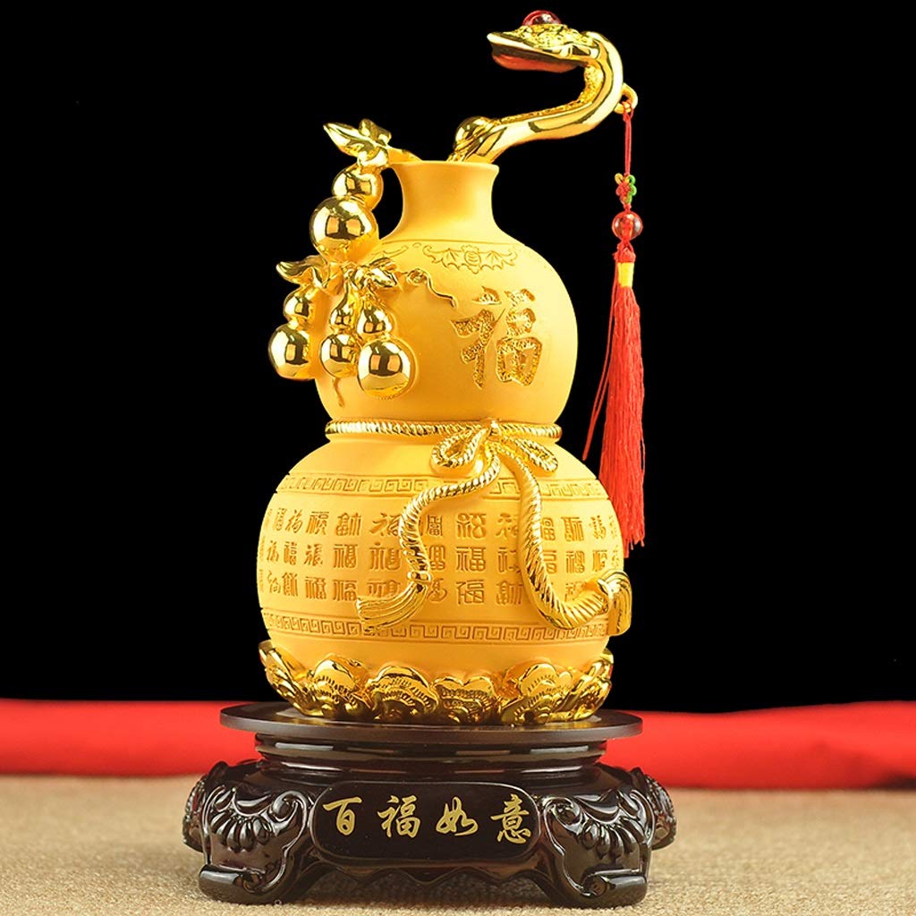 Amazon.co.jp: 風水装飾品 ひょうたん装飾 幸運の風水装飾 新築祝いの