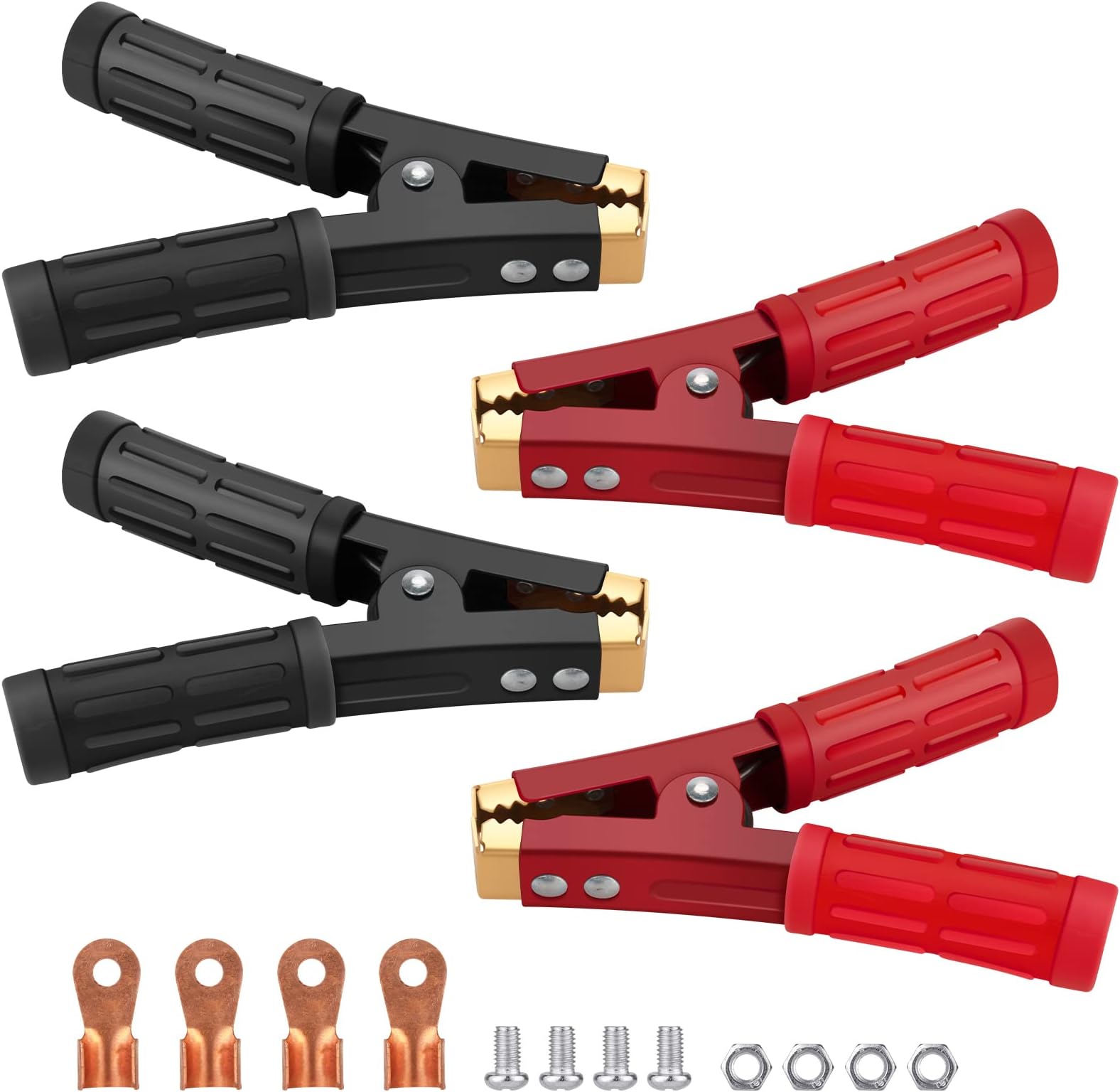 4PCS Power Replacement Jumper Cable Heavy Duty Car Battery