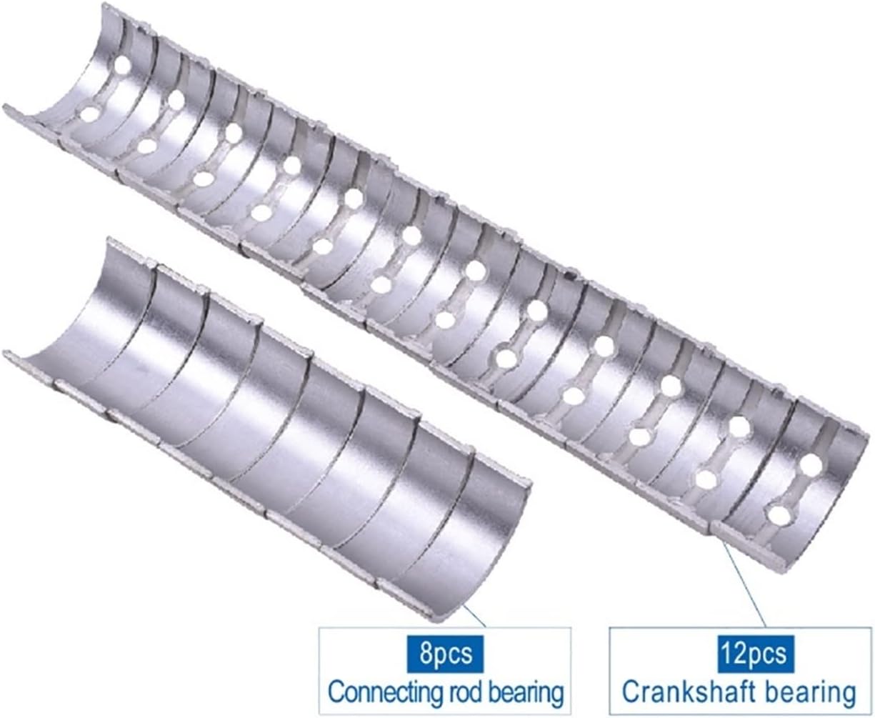 STD Add 0.25 0.5 0.75 1.0 Connecting Rod & Crankshaft Main Bearing Compatible With Yamaha FZ250 Fazer FZR250 FZR250R FZR250RR EXUP FZR 250(Add 0.50)