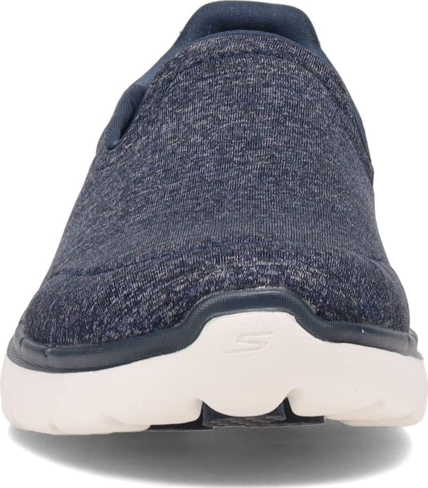 Skechers Women's GO Walk 6-Grand Horizon Sneaker, Navy/White, 9.5 Wide | Image 1