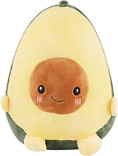 Anboor Cute Avocado Stuffed Animal—Avocado Plush Toys Soft Toy Plushies Food stuffy Pillow Big Fruit Stuffed Animals Cushion Doll Gifts for Girls Boys Adults (35cm)