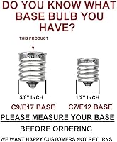 Vista 4 de Novelty Lights Paquete de 5 Bombillas de Repuesto Globo G50 para Patio Exterior, Transparentes, Base Intermedia E17/C9, 7 Vatios