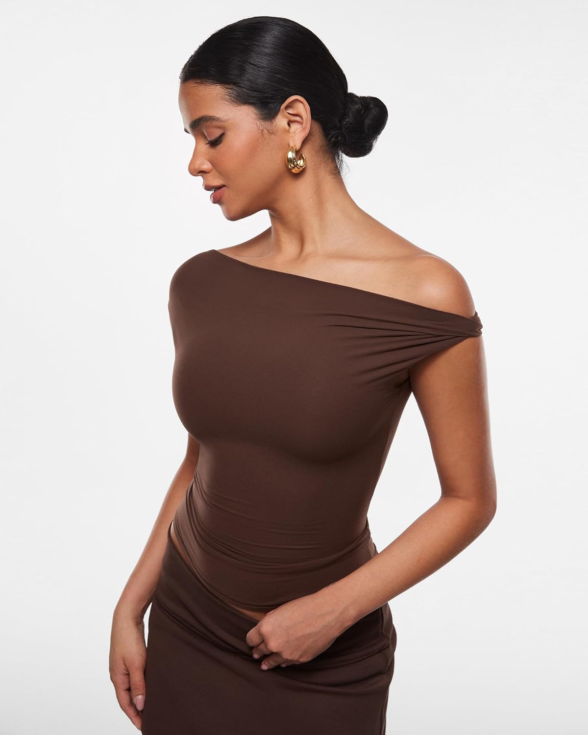 INLYRIC Women's Inbarely Soft Off The Shoulder Top - Image 2