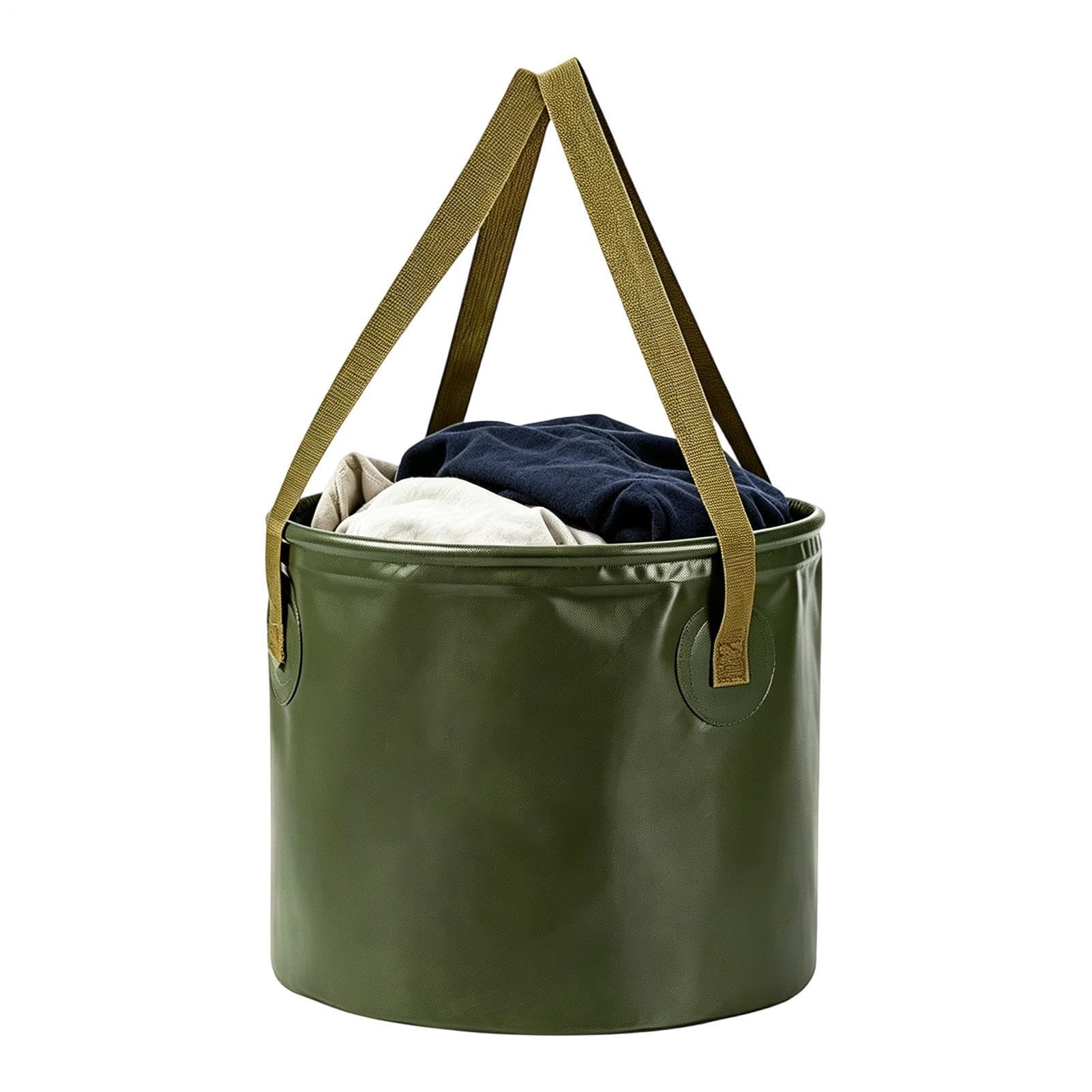 Seau pliable de camping, Seau pliant rétractable, étanche, bain de pieds, voiture RV, Camping, 2 tailles