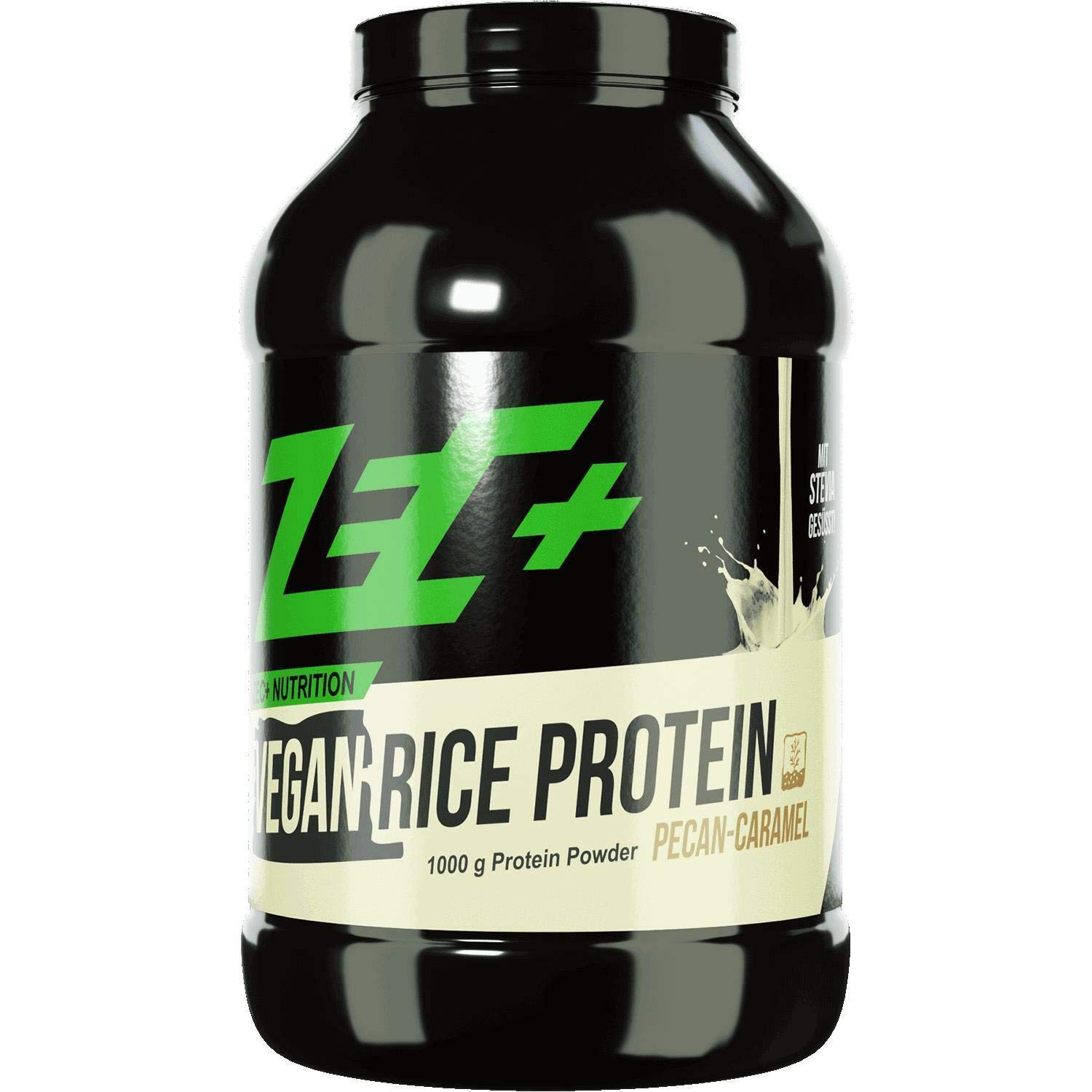 Zec+ Nutrition Reisprotein Eiweißpulver – 1000 g, Geschmack Schoko │ veganes Proteinpulver für rein pflanzliche Proteinversorgung