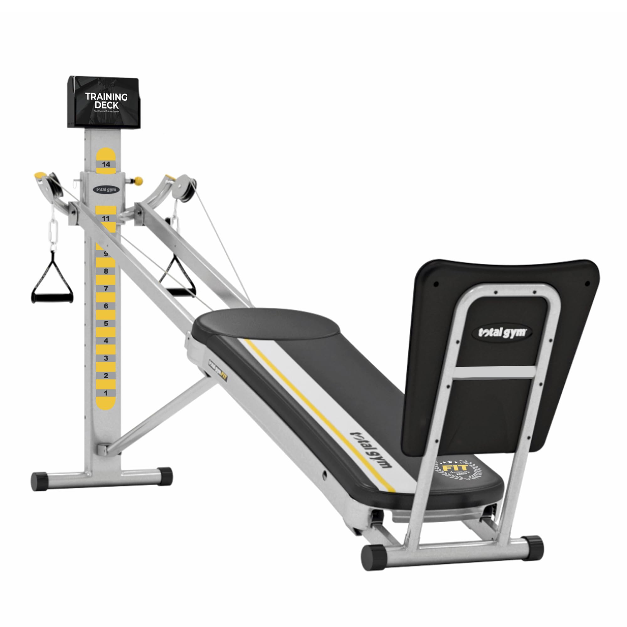Total Gym Indoor Home Fitness Incline Weight Trainer - Workout Machine Equipment for Abs, Legs, Shoulder, Arms and Back FIT Anniversary